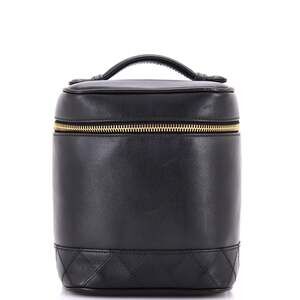 Chanel Vintage Cosmetic Case Lambskin #239683C90B